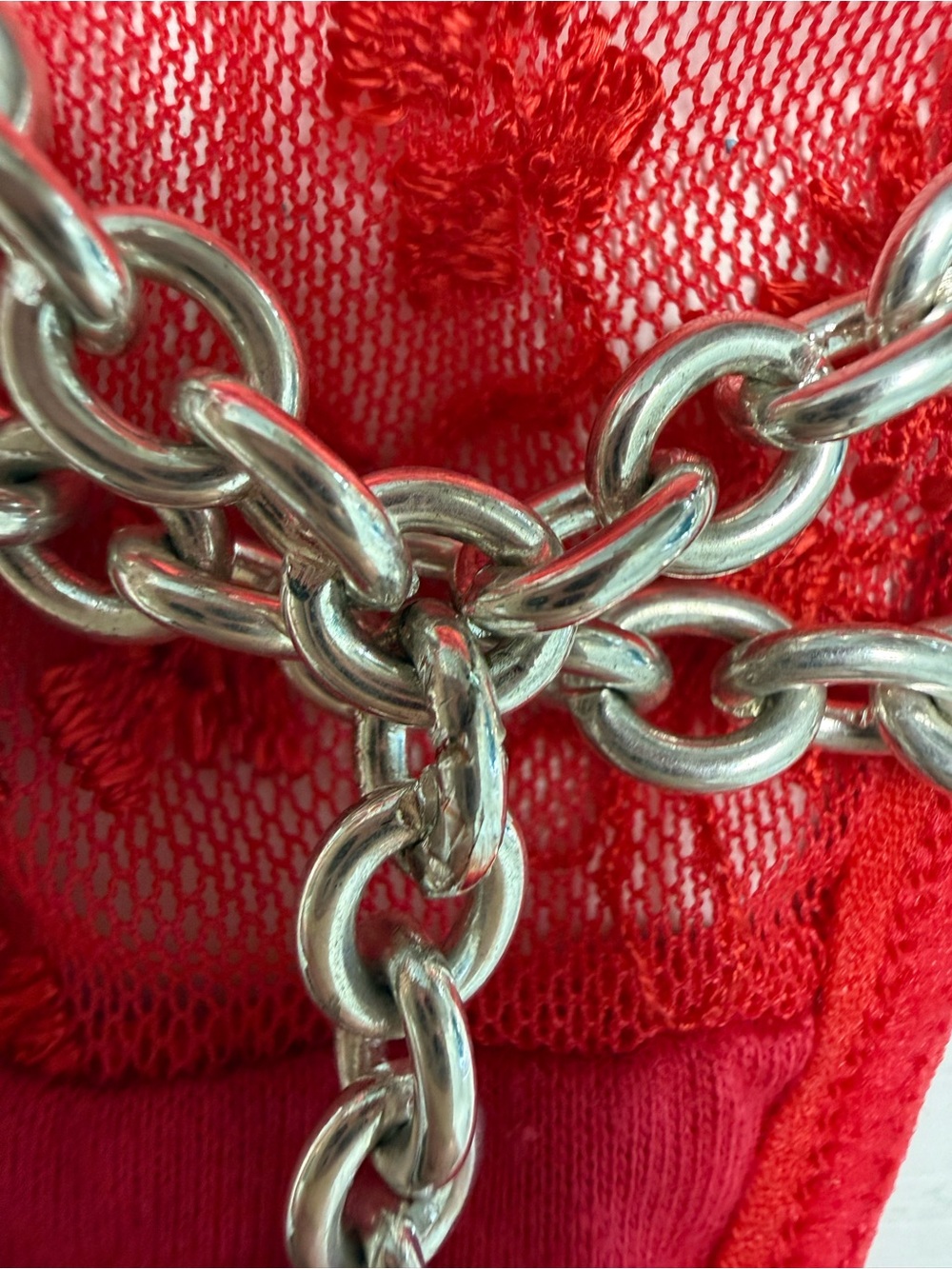 Chain bejeweled g string
